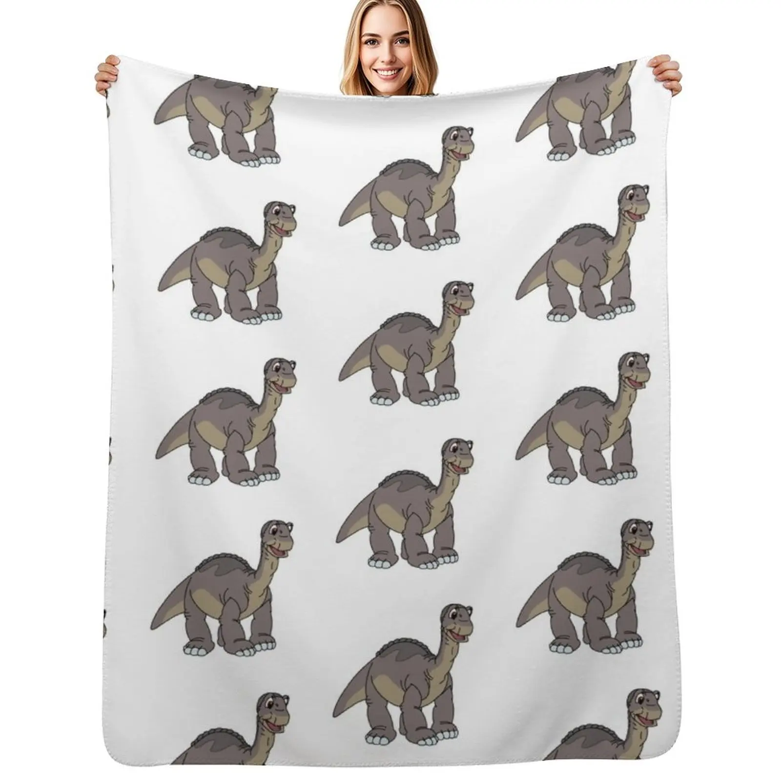 Littlefoot Throw Blanket Travel Size Cozy Blanket for Plane Train