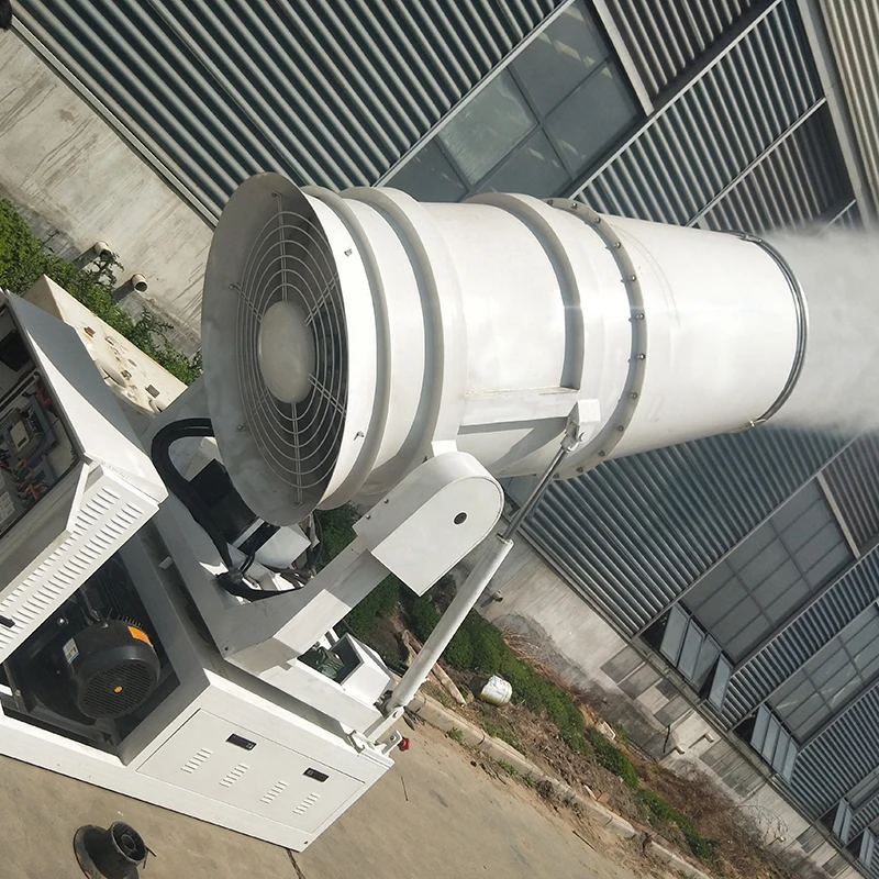 Mini Electric Mist Fog Cannon For Garden Crop Cooling & Dust Control Energy Saving Pressure Sprayer In Agriculture Industries