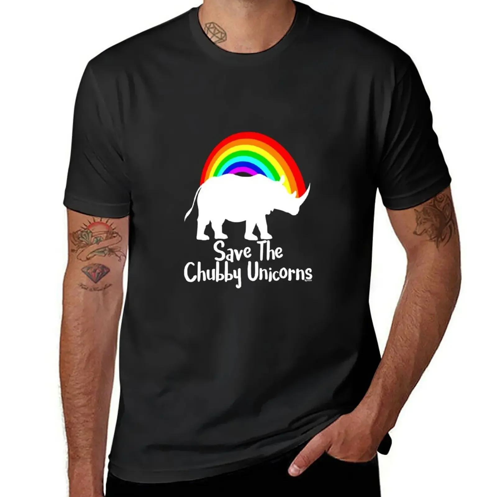 Save The Chubby Unicorns T-Shirt Blouse designer shirts plain t shirts men