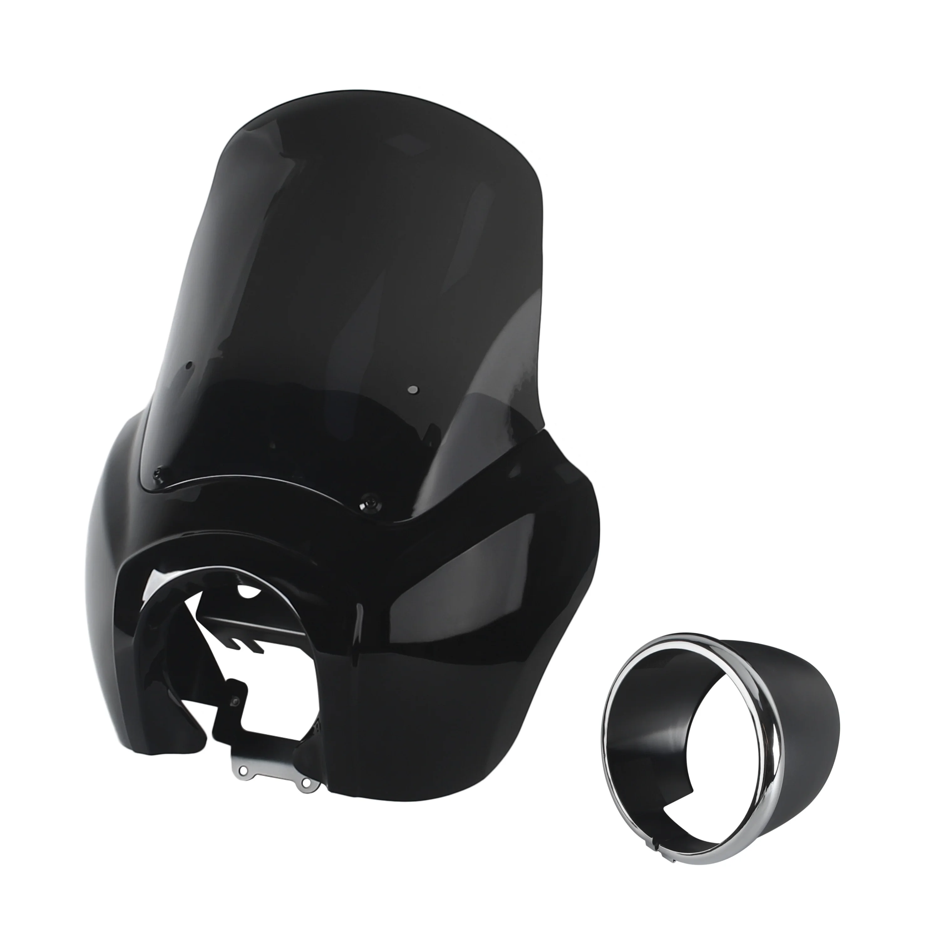 Motorcycle Front Headlight Fairing Windshield Kit For Harley Softail Low Rider S FXLRS 2020-2023