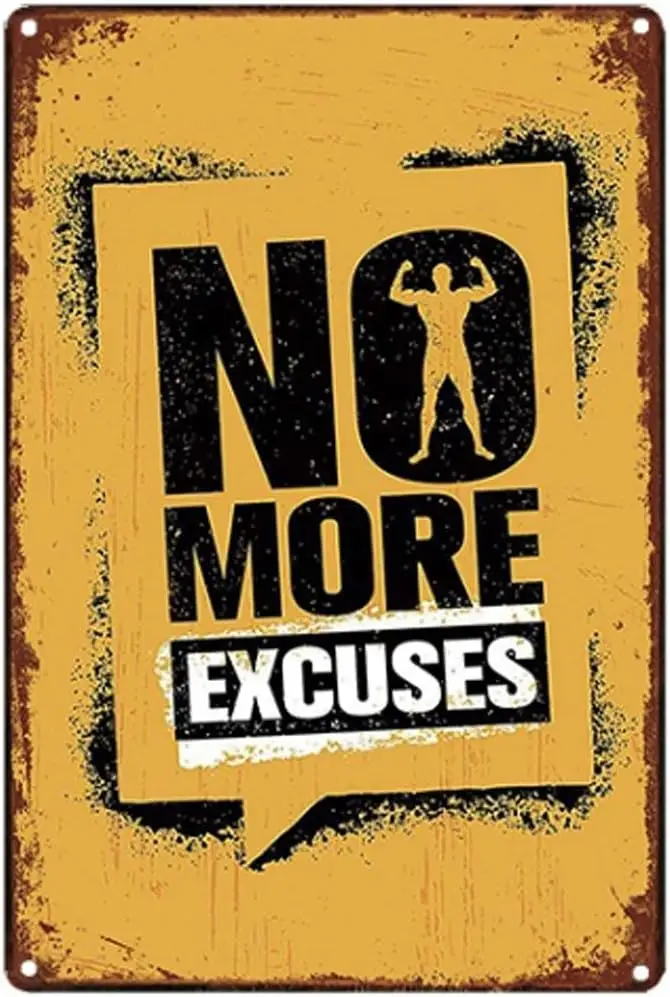 Оригинальные металлические настенные знаки в ретро-стиле для спортзала, без очередей, толстая жестяная печать, плакат, настенное украшение...