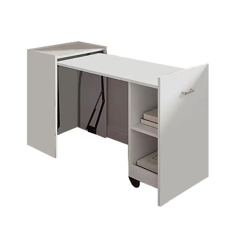 Multifunctional Down Folding Table Household Computer Table Study Table Solid Wood Invisible Desk Dining  Retractable