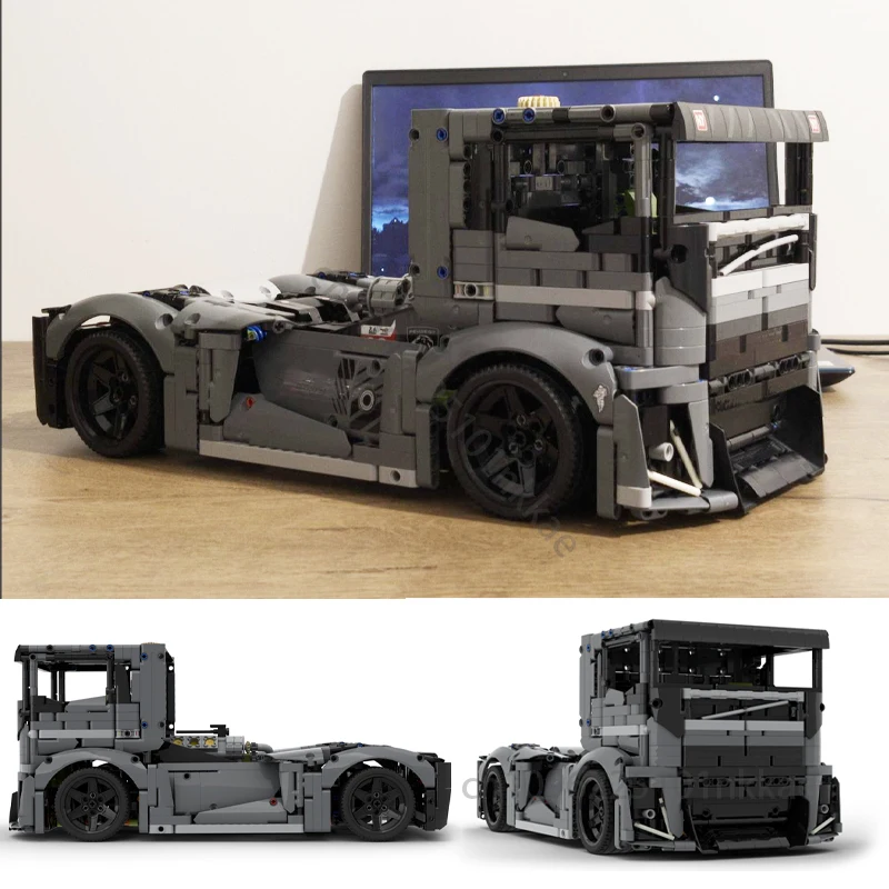 

NEW Technical Iron Knight Racing Truck 42156 Building Blocks Model DIY Racing Car Formula F-1 Brick Heavy Vehicle Kids Toy Gifts
