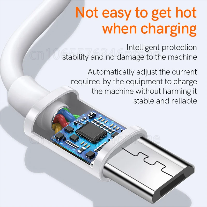 Micro USB Cable Fast Charging For Redmi 7 Note 5 Mobile Phone Microusb USB Cable For Samsung S6 S7 Micro USB Cable 0.3/0.5/1/2M