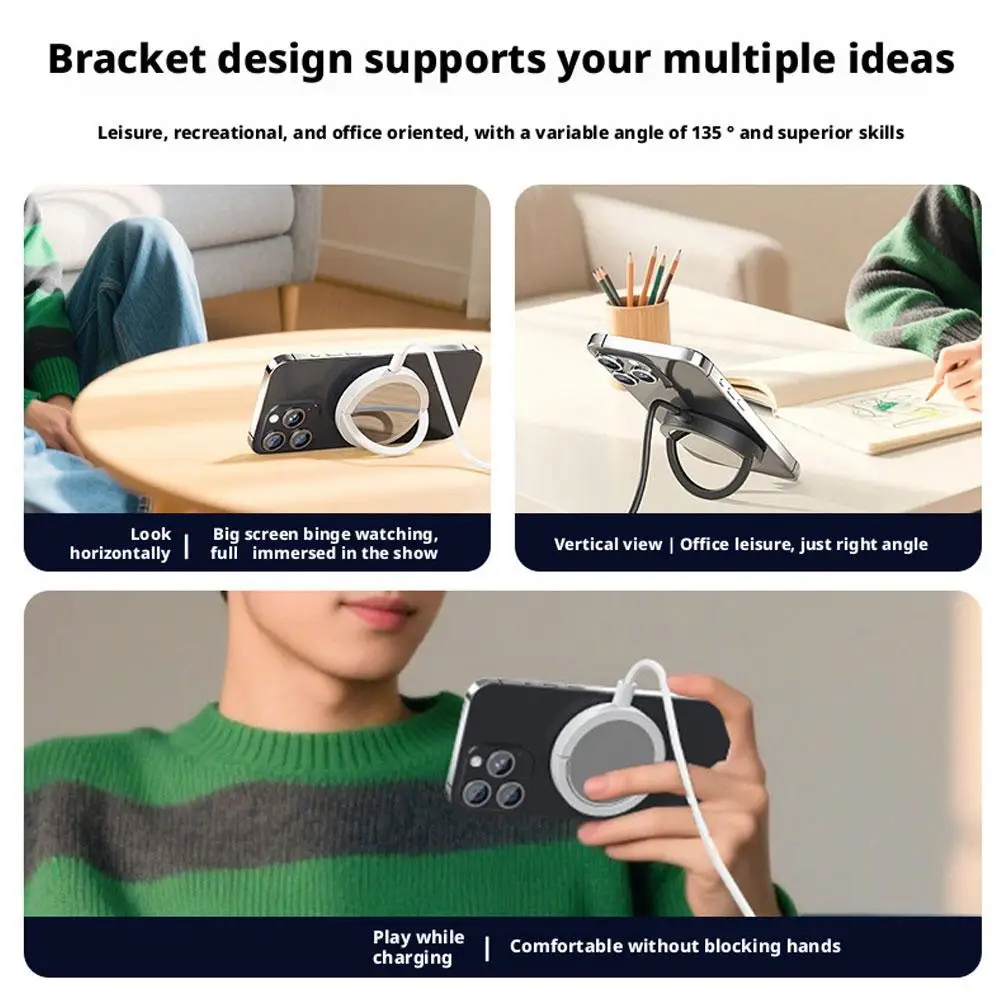 15W Magnetisches Drahtloses Ladegerät Für IPhone Schnelle Lade Drahtlose Telefon Ladegerät Zubehör Drahtlose Magnetische Ladegerät Schreibtisch Halterung