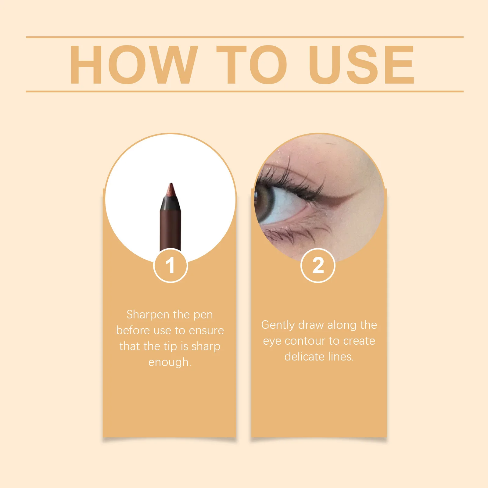 Collezione di matite eyeliner in gel cremose e lisce - Resistenti all'acqua, a lunga durata, non sbavano, trucco occhi professionale_voghion.com