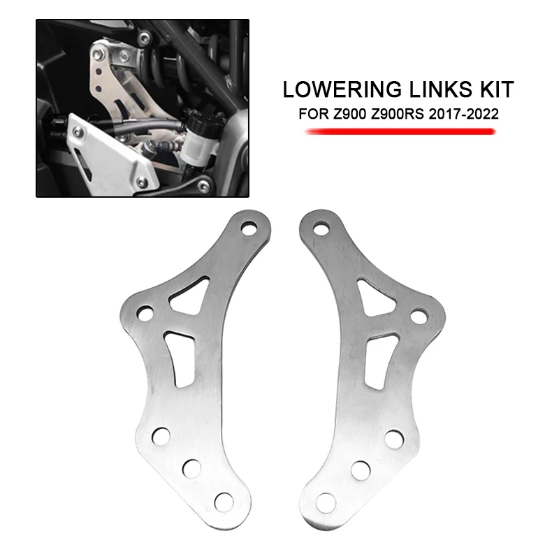 Motorcycle Adjustable Rear Suspension Linkage Drop Link Kits Lowering Kit Fit For Kawasaki Z900 Z900RS 2017-2022 2019 2020 2021