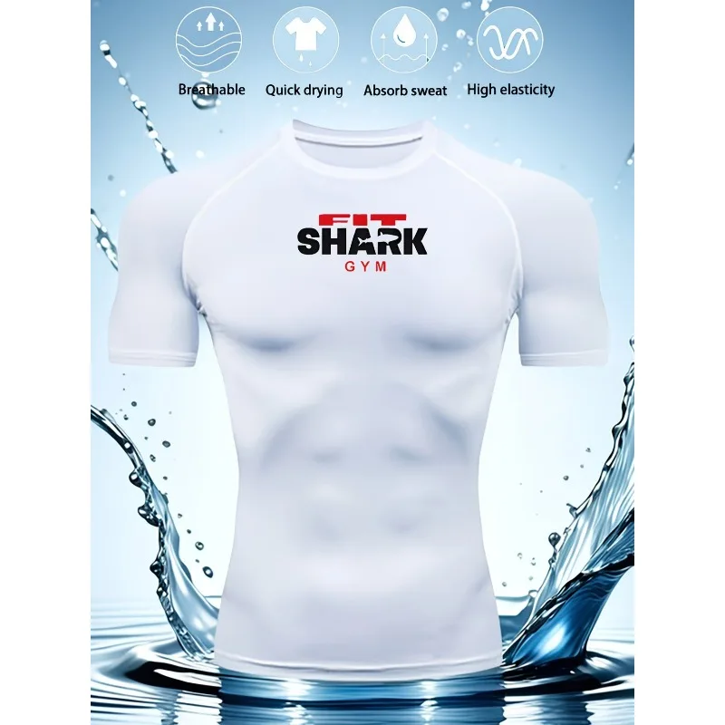 Cycling Men's Ultra-Light Quick-Dry Athletic T-Shirt Breathable Stretchy Moisture-Wicking Short Sleeve Fitness Sports Workout