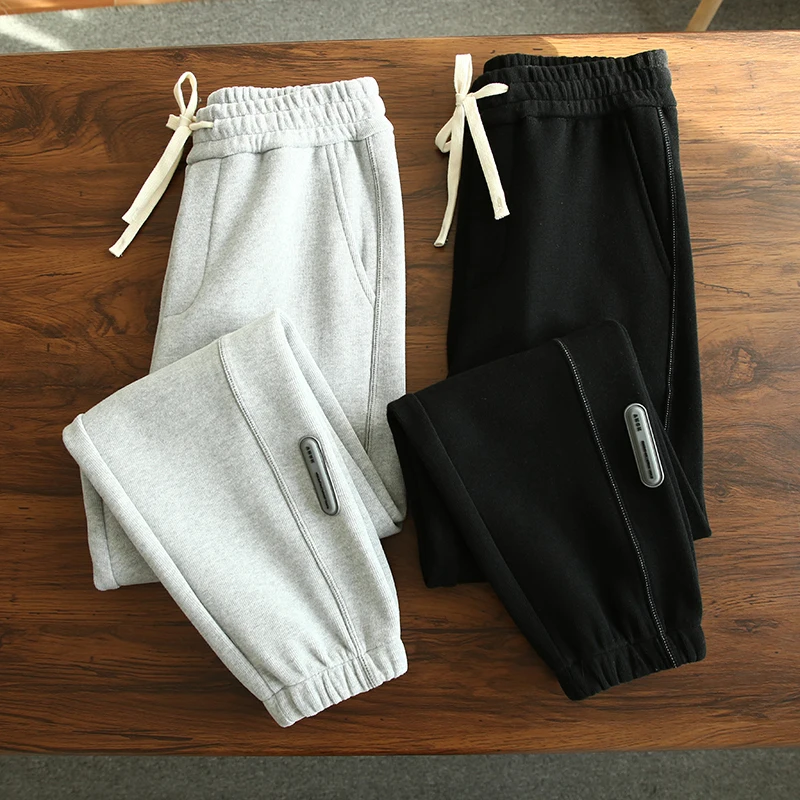 

Exquisite Quali 3D Tailored Thiened Fce Men's Winter Faionable Warm Casual Sports Sweatpants Urban Sle Long Trousers