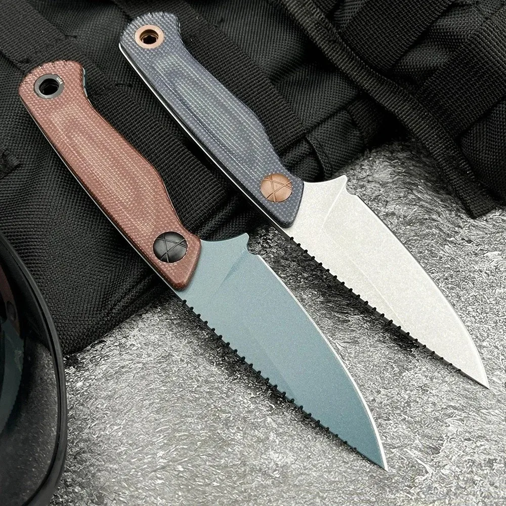 

EDC 203BT Нож для охоты в джунглях с фиксированным лезвием Тактический походный нож D2 Blade G10 Ручка Спасательные инструменты с ножнами