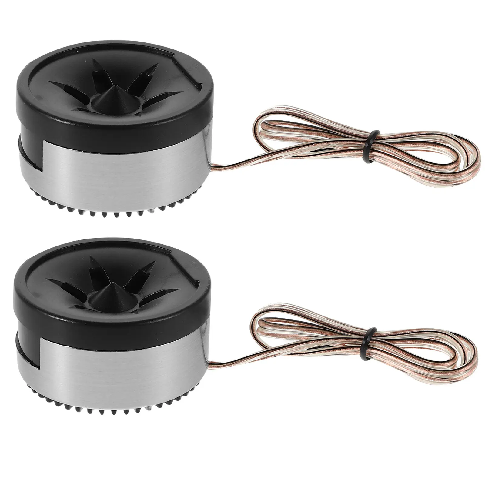 1Pair Car Tweeters Mini Dome High Efficiency External Mounting Tweeter Speakers for Auto Audio System Upgrade Universal Fit