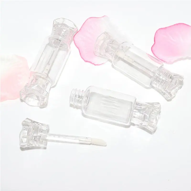 Lindo forma Vacío claro brillo labios contenedor portátil DIY bálsamo labial líquido Dropshipping