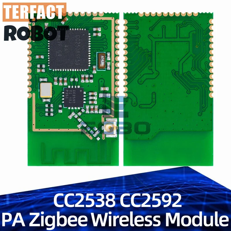 CC2538SF53RTQR CC2538 CC2592 PA Zigbee Wireless Module CC2538SF53 High power 2.4Ghz wireless module for arduino