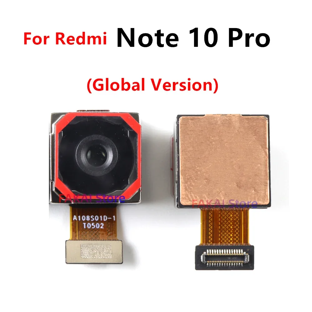 

Principal Camera For Redmi Note 10 Pro Global Version 108 MP Main Back Camera Module Spare Parts