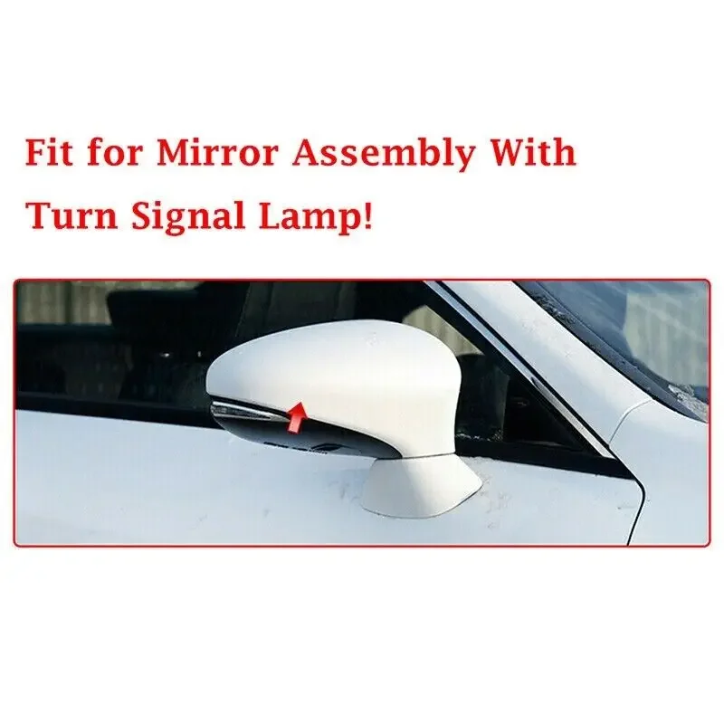 Glossy Black/Carbon Look Car Side Door Rearview Mirror Cover For LEXUS IS ES GS LS CT RC F-Sport IS200 2014-2020 Mirror Caps