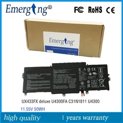 11.55V 50Wh Original Battery C31N1811 for ASUS Zenbook 14 UX433FA Deluxe 13 14 Bx433fn C31PoJ5 UX433FQ 0B200-03080000