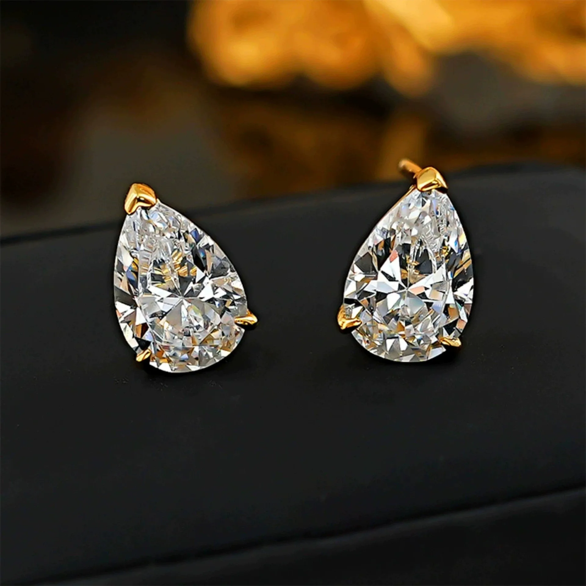 2026 Neue Produkteinführung - Meistverkaufte Diamant-Paribadeni-Eis-Schnitt Lange Kissenförmige Weiße Zirkonium-Ohrringe aus Reinem Silber, Einfach – Detail 12
