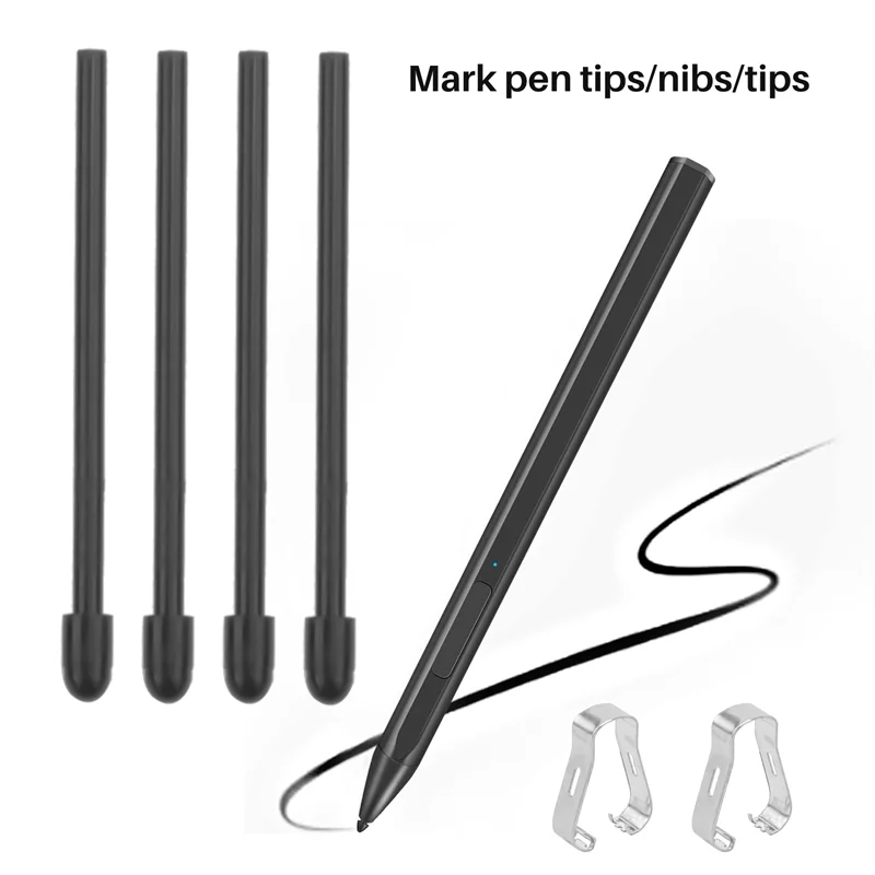 

(20 Pack) Marker Pen Tips/Nibs For Remarkable 2 Stylus Pen Replacement Soft Nibs/Tips Black