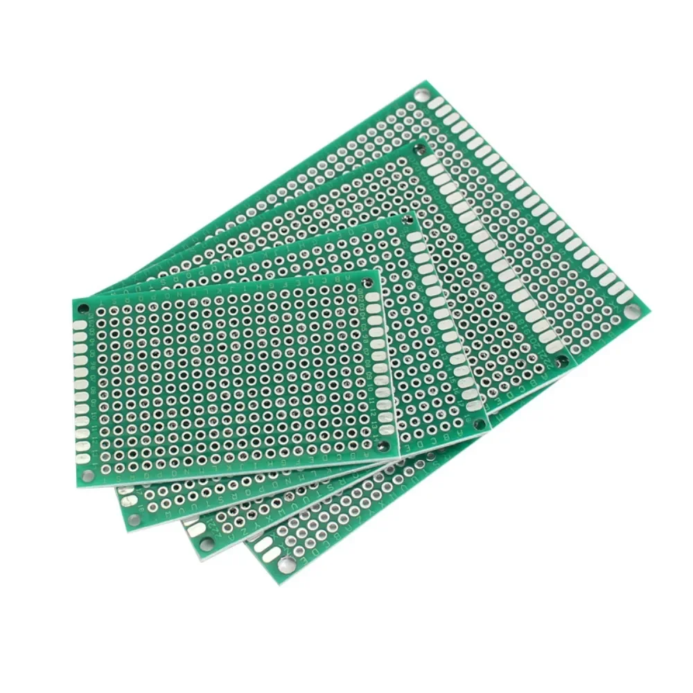 10 SZTUK Dwustronnych Płyt Prototypowych PCB 2x8/3x7/4x6/5x7/6x8/7x9/7x10/8x12/9x15/10x10cm 10x15cm Uniwersalna Płytka Obwodu do Elektroniki