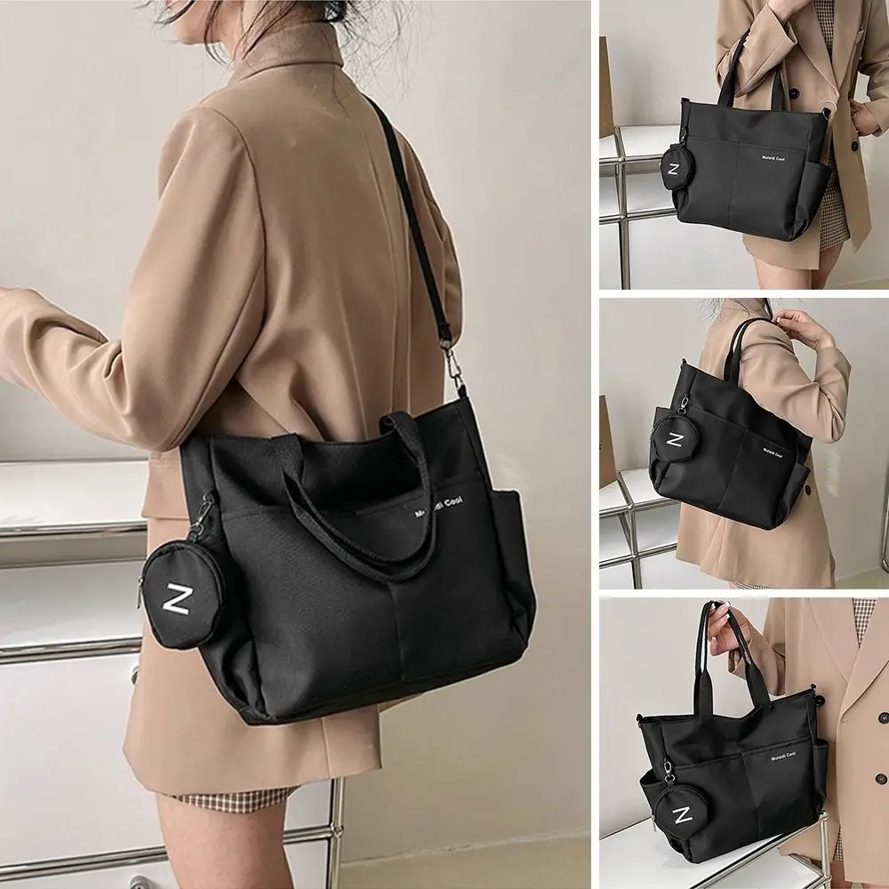 

Fashion Oxford Cloth Shoulder Bags Large Capacity Vintage Crossbody Bags Simple Waterproof Handbags Women