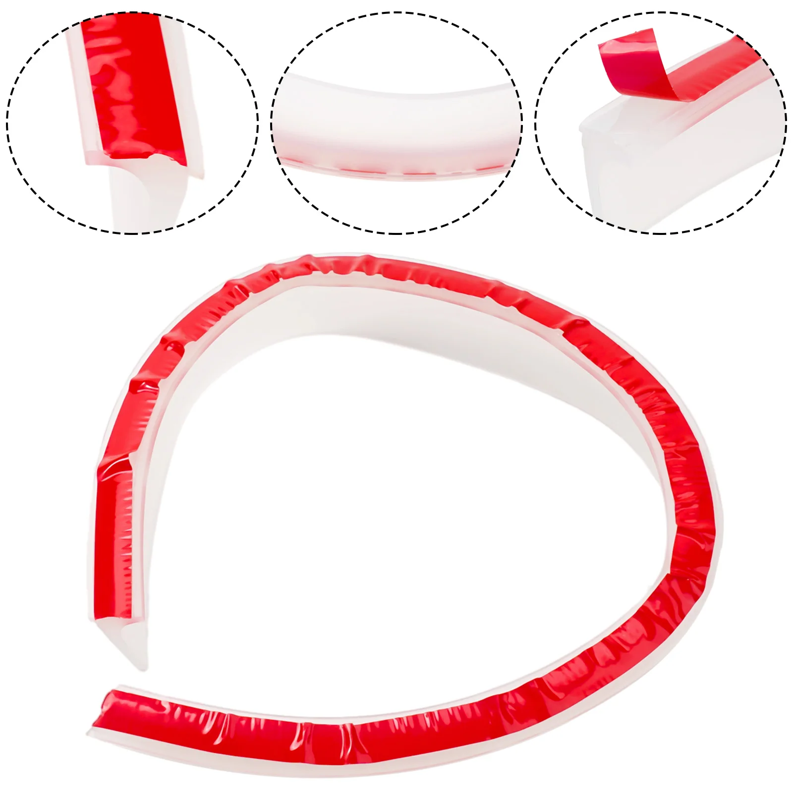 100/200/300cm Silicone Bathroom Water Barrier Shower Non-Slip Dry Wet Separation Bendable Floor Barrier Water Stopper Barrier