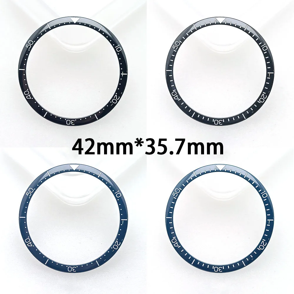 Tilted 42mm*35.7mm TAG replacement ring Ceramic watch inlaid bezel Celebrity watch accessories Watch without Luminous
