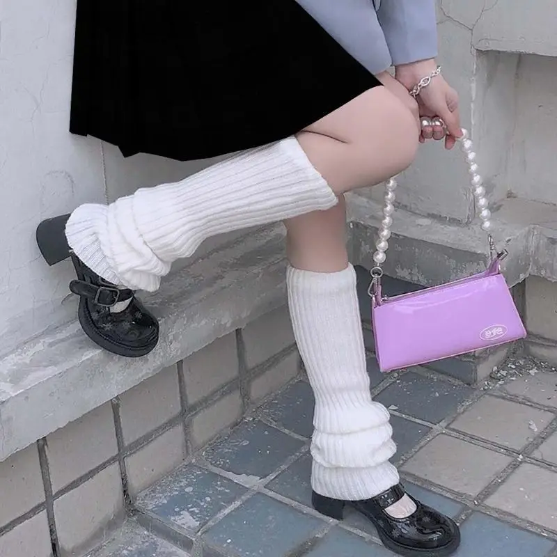 P88A اليابانية لوليتا فتاة حلوة جوارب السيقان متماسكة أفخم الكرة Bowknot غطاء للقدم #2