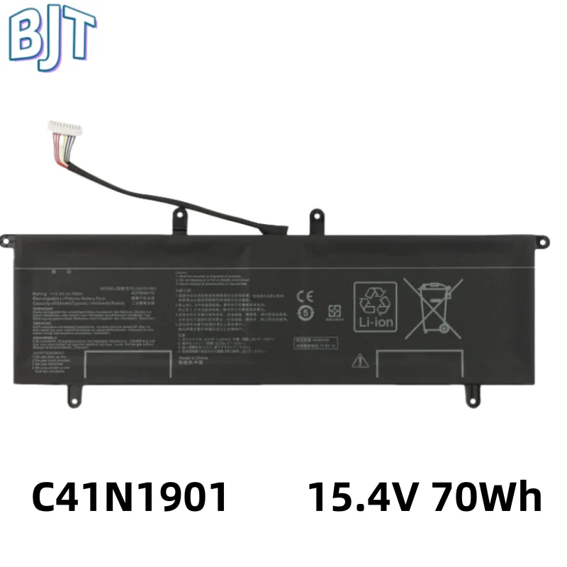 

New C41N1901 Laptop Battery For ASUS ZenBook Duo UX481FA UX481FL UX481F UX481FLY UX4000F UX4000FL 0B200-03520000 15.4V 70Wh