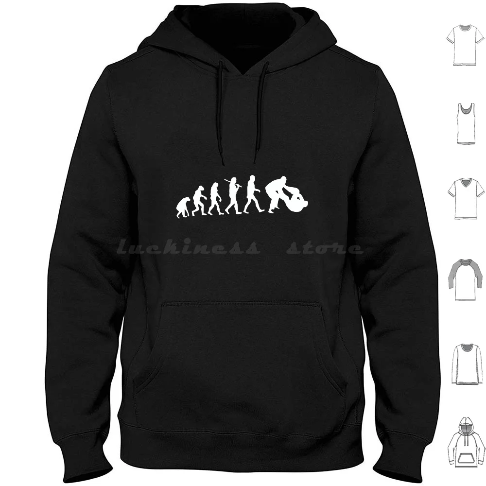 Jiu Jitsu Evolution Essential Hoodie cotton Long Sleeve Jiu Jitsu Evolution Essential