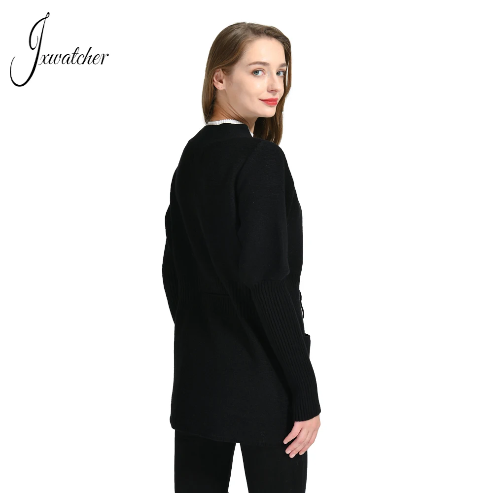 Jxwatcher-Cardigan en Cachemire à Manches sulfpour Femme, Pull à la Mode, Manteau de Printemps et d'Automne