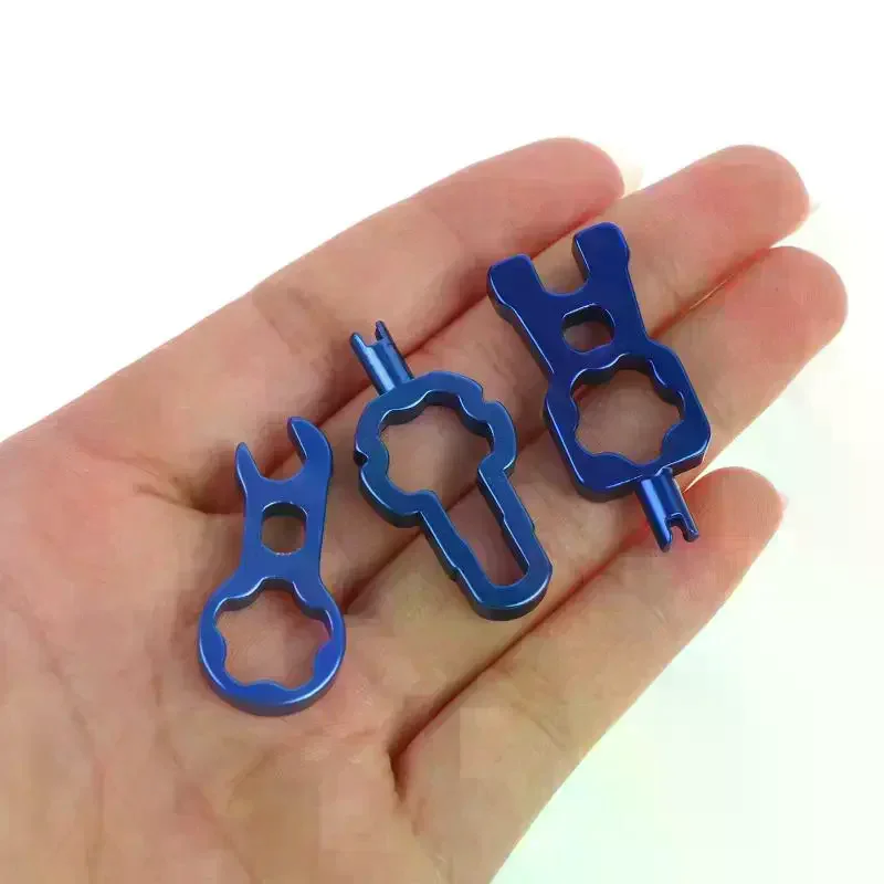 1Pcs Portable Aluminum Alloy Bicycle Valve Core Remover Tool Kit For Road Mountain Bike Repair And Maintenance