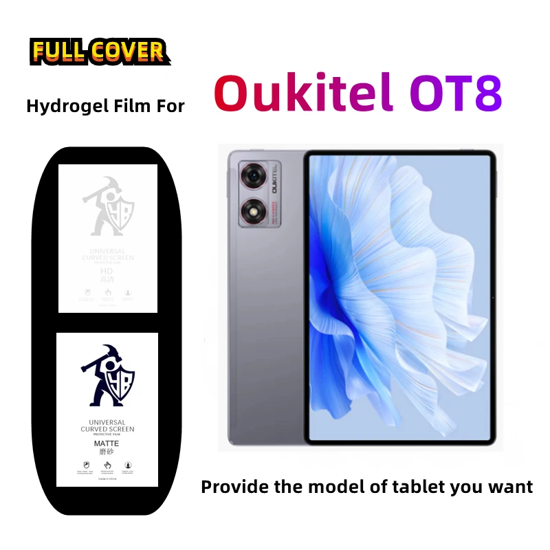 

2pcs Matte Tablets Hydrogel Film For Oukitel OT8 HD Screen Protector For Oukitel OT8 Frosted/Clear Full Cover Protective Film