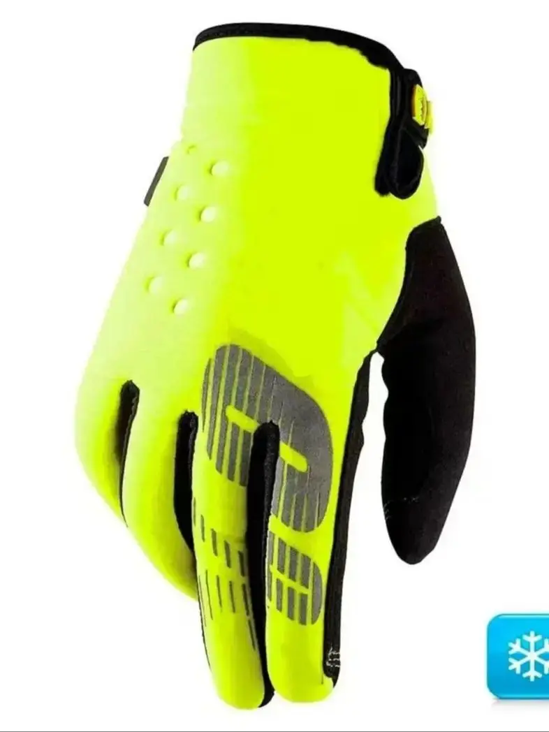 AliExpress NONE The new winter gloves maintain a warm, thick cycling glove. Off-road racing gloves BMX MTB ATV DH mountain bike downhill