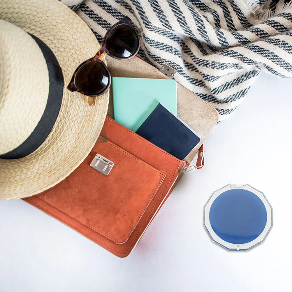 Portable Small Folding Pocket Mirror Compact Travel Makeup Mini Mirror for Women Girls Hand Mirrors Compact Mirrors