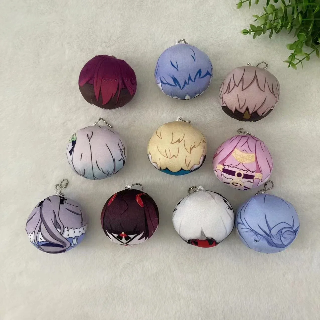 Honkai: Star Rail Mini Plush Ball Pendant Dan Heng Himeko Kafka Firefly Robin Sunday Aventurine Soft Exquisite Gift for Friend