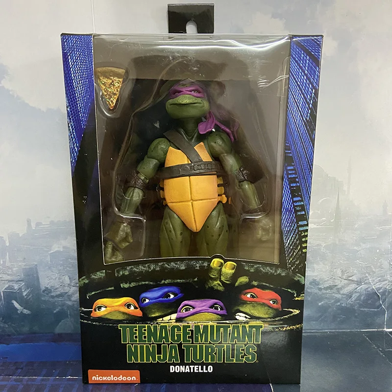 Film NECA Mutant Ninja Turtles Actionfigur Raphael Donatello Michelangelo Leonardo Shredder Krang Figuren Spielzeug – Detail 36