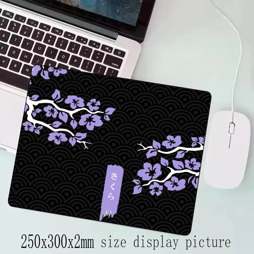 450x400 Japan Cherry Blossom Game Small Mousepad Computer Sakura Desk Mat Table Keyboard Pad Laptop Cushion Non-slip Deskpad