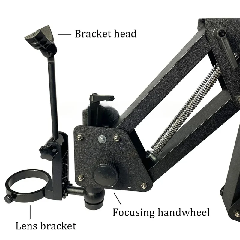 Flexible Stereo Microscope Stand For Setting Jewelry Tools Supporting Magnifier Bracket Diameter 77/85Mm