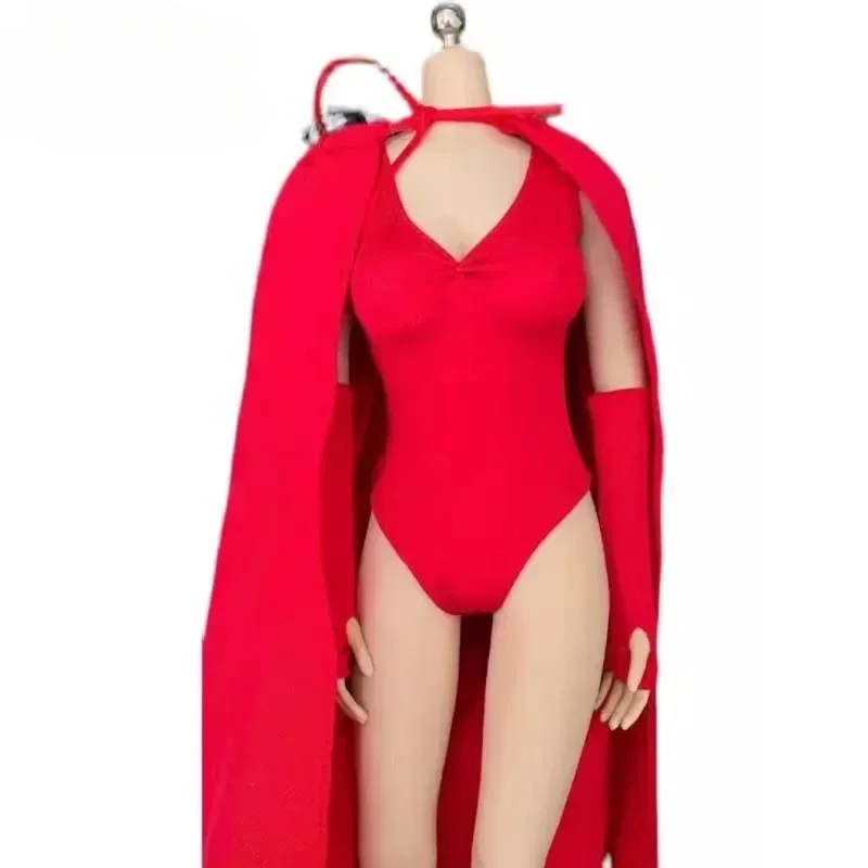 

Боевая одежда, масштаб 1/6, женский плащ красной ведьмы, обтягивающий комплект нижнего белья, модель для 12-дюймовой экшн-фигурки, солдата PH TBL, кукла в подарок