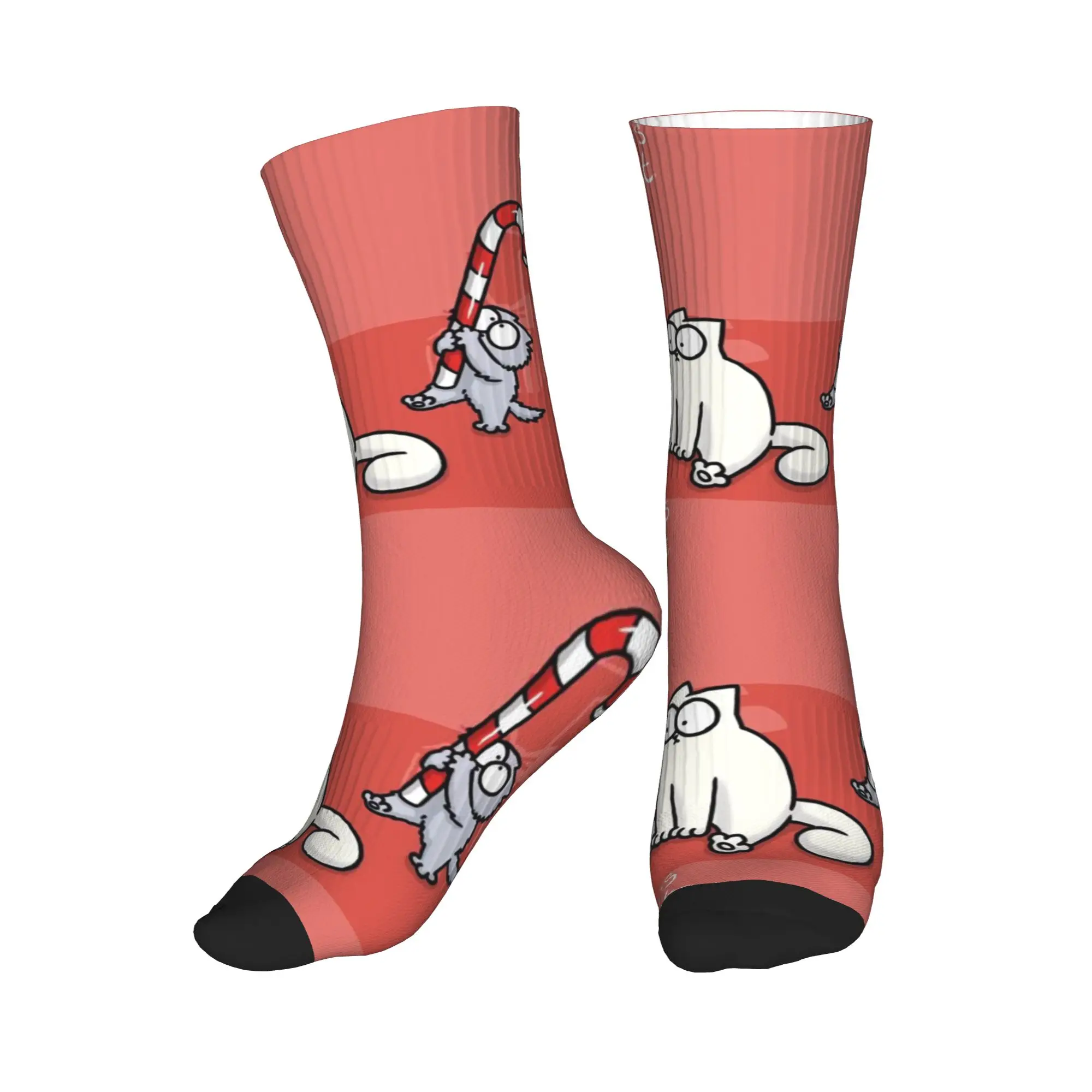 

Носки All Seasons Simons Cat Sport Middle Tube, впитывающие пот, модные носки для мужчин и женщин