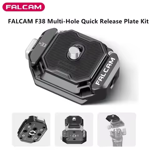 FALCAM F38 Pro Multi-Hole Release Plate Kit w Arca Swiss Quick Universal DSLR Camera Gimbal Quick Switch Base 1/4'' 3/8'' Screw