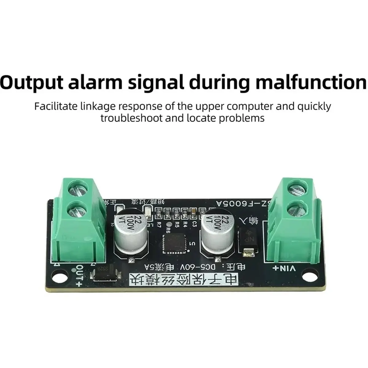 Smart Electronic Fuse Module DC 5-60V 5A over Current Protection Auto Recovery for Battery Short Circuit Motor