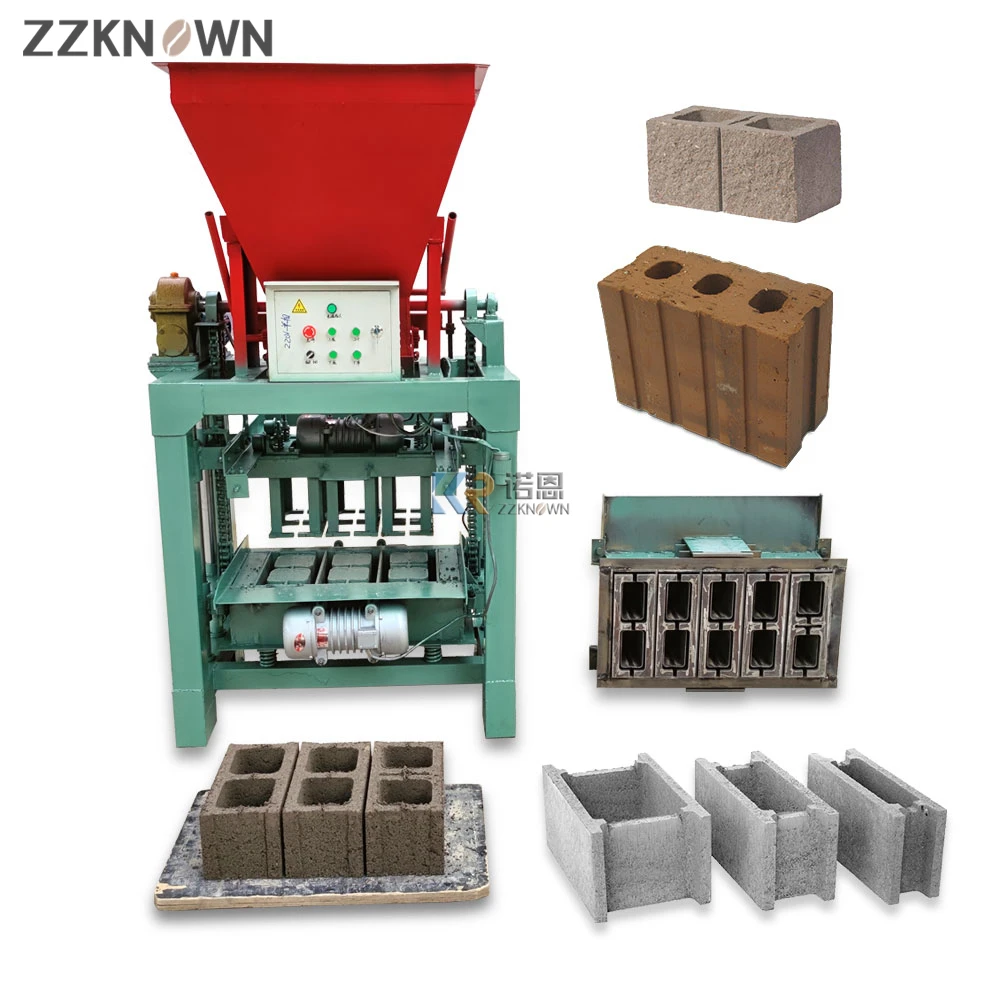 Automatic Hydraulic Compressed Earth Mud Clay Eco Adobe Interlocking Interlock Block Brick Making Machine Price For Sale