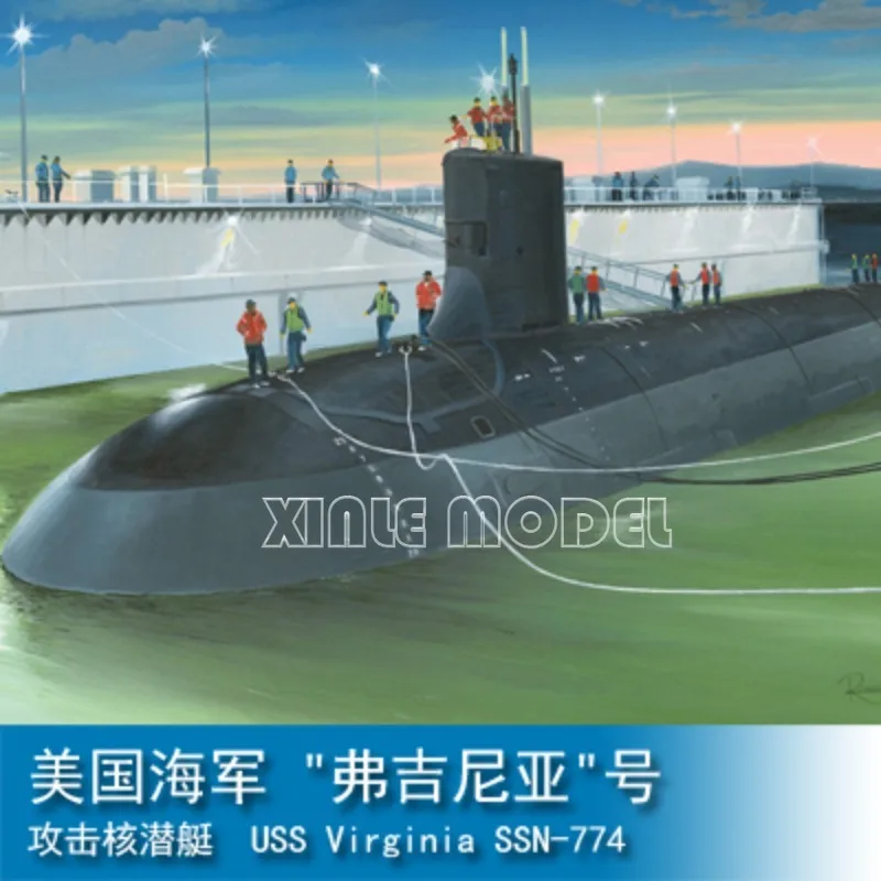 

Trumpeter Plastic Assembled Model Kit 83513 USS Virginia SSN-774 1/350