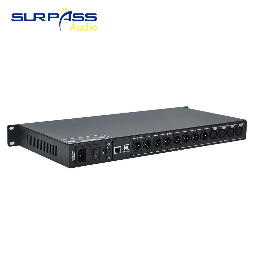 SURPASS 4 IN 8 OUT Digital Audio Media Matrix Processor