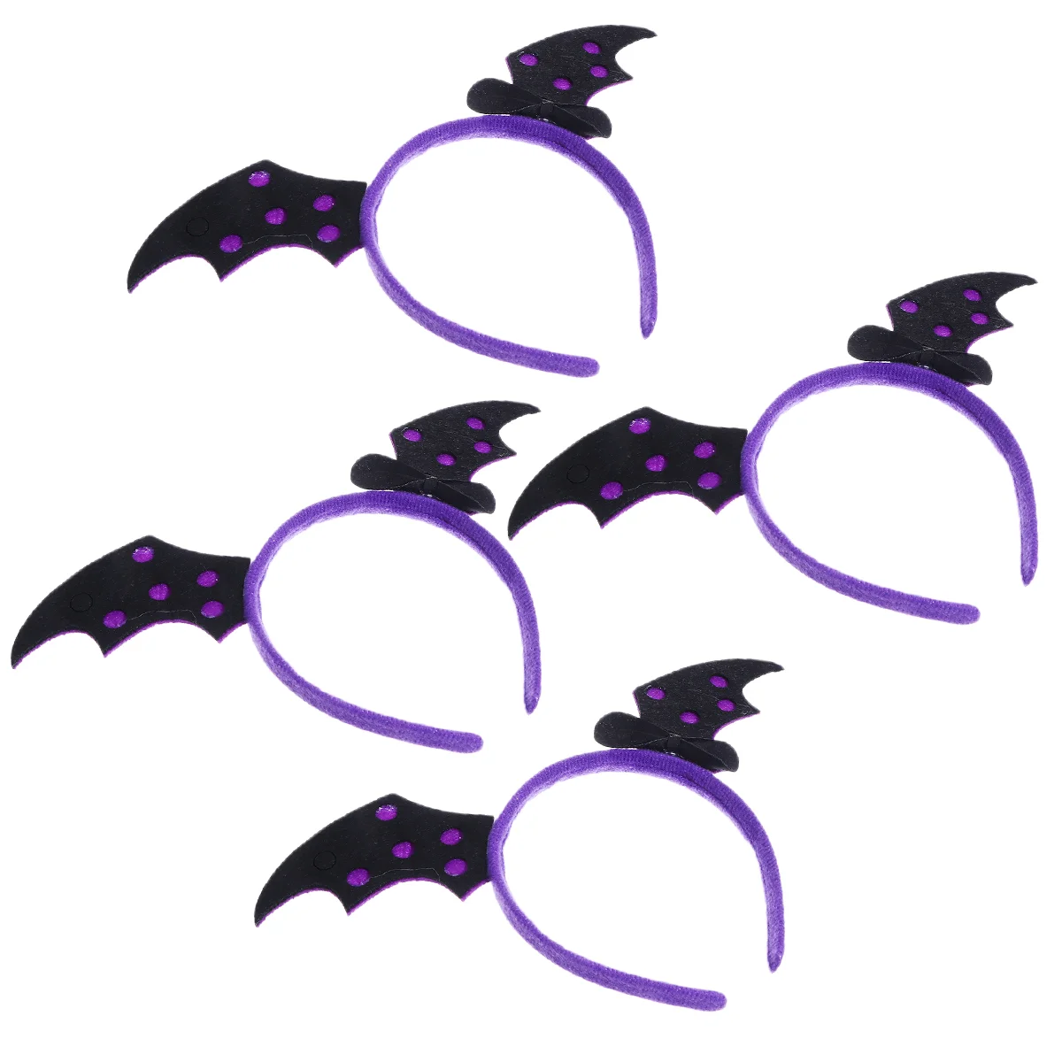 

4 Pcs Horns Heabands Halloween Headband Makeup Bat Hair Headbands Accessories Girl