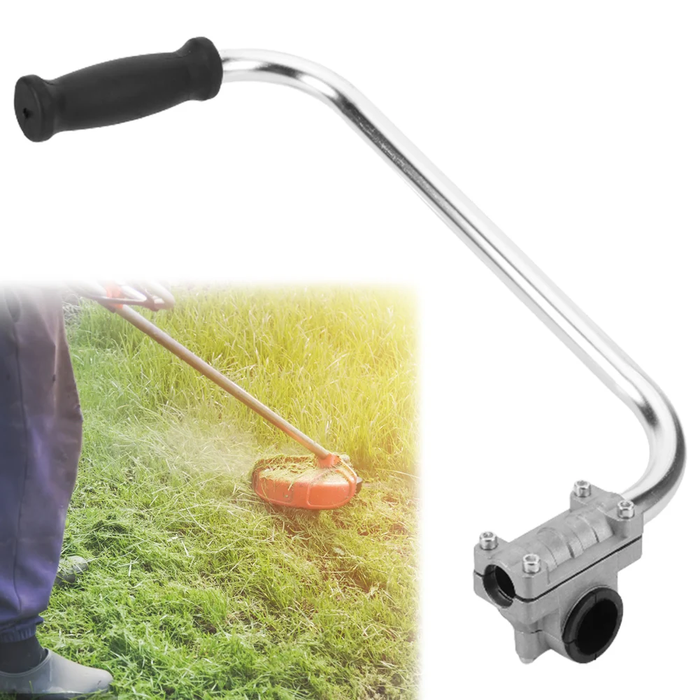 Trimmer Grip Ergonomic Non-slip Eater Handle Extension Stainless Steel String Trimmer Part Set Garden Power Tool Fitting