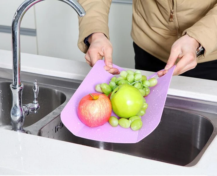 

Plastic Cutting Boards Durable Kitchen Tool Non Slip Chopping Board Multi Color High Quality