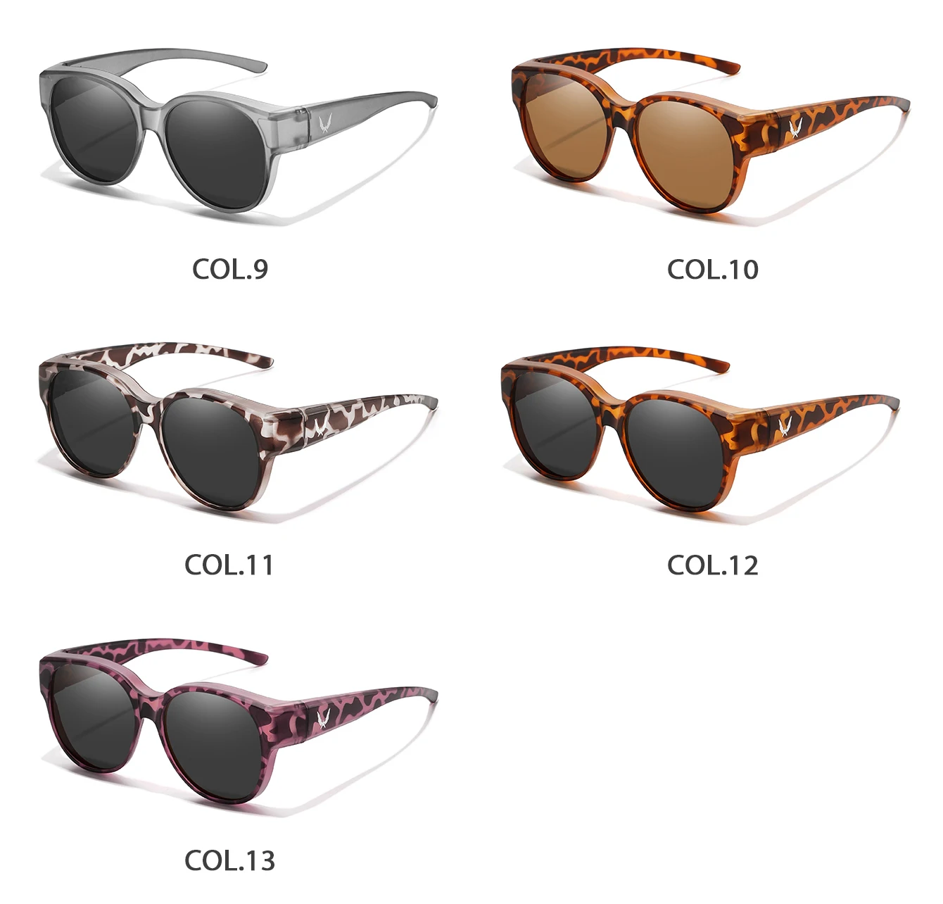 Modische Überbrille für Kurzsichtige mit Mehrfachrahmen UV-Schutz für Outdoor-Sportarten wie Wandern, Angeln und Radfahren – Detail 4