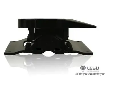 Lesu Simulation métal croix coupleur Base noir pièce de rechange B pour modèle 1/14 RC bricolage tracteurs camion voiture Tamiyaya TH02503